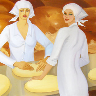 "Хлеб" х. м. 79 х 98