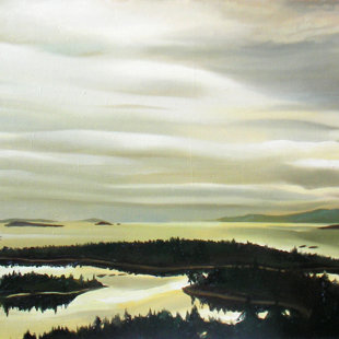 "Золотой залив" х. м. 80 х 100