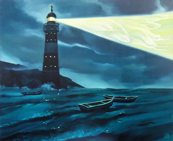 "Феи света" х. м. 80 х 100